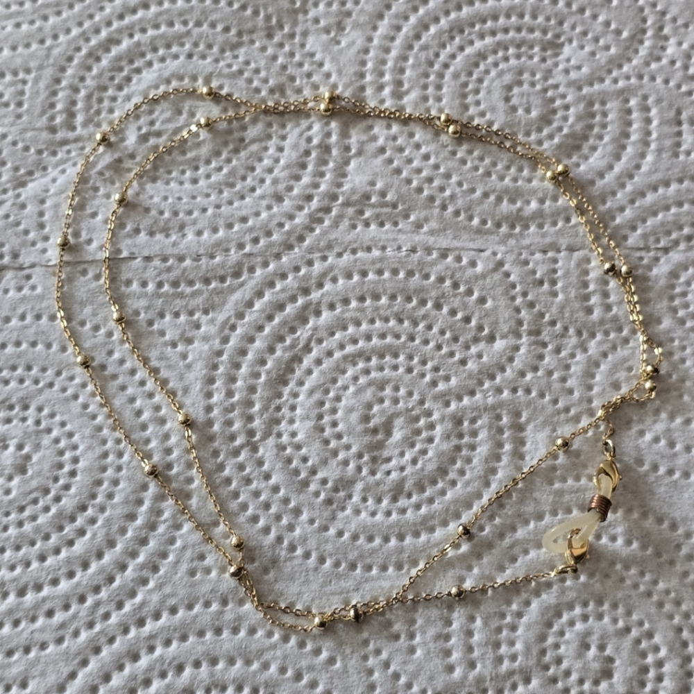 Macy's Women Gold Eye Glass Neck Accessory New
